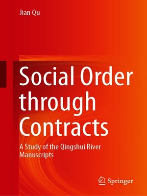 cover image of Social Order through Contracts